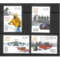 AAT 2022 75 Years Australian Antarctic Program Set of 4 Stamps MUH