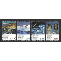 AAT 2023 Sidney Nolan's Paintings of Antarctica Set of 4 Stamps MUH