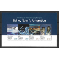 AAT 2023 Sidney Nolan's Paintings of Antarctica Mini Sheet MUH