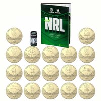 Australia 2024 NRL Premierships Every Team $1 17-Coin Collection with Folder & Tube
