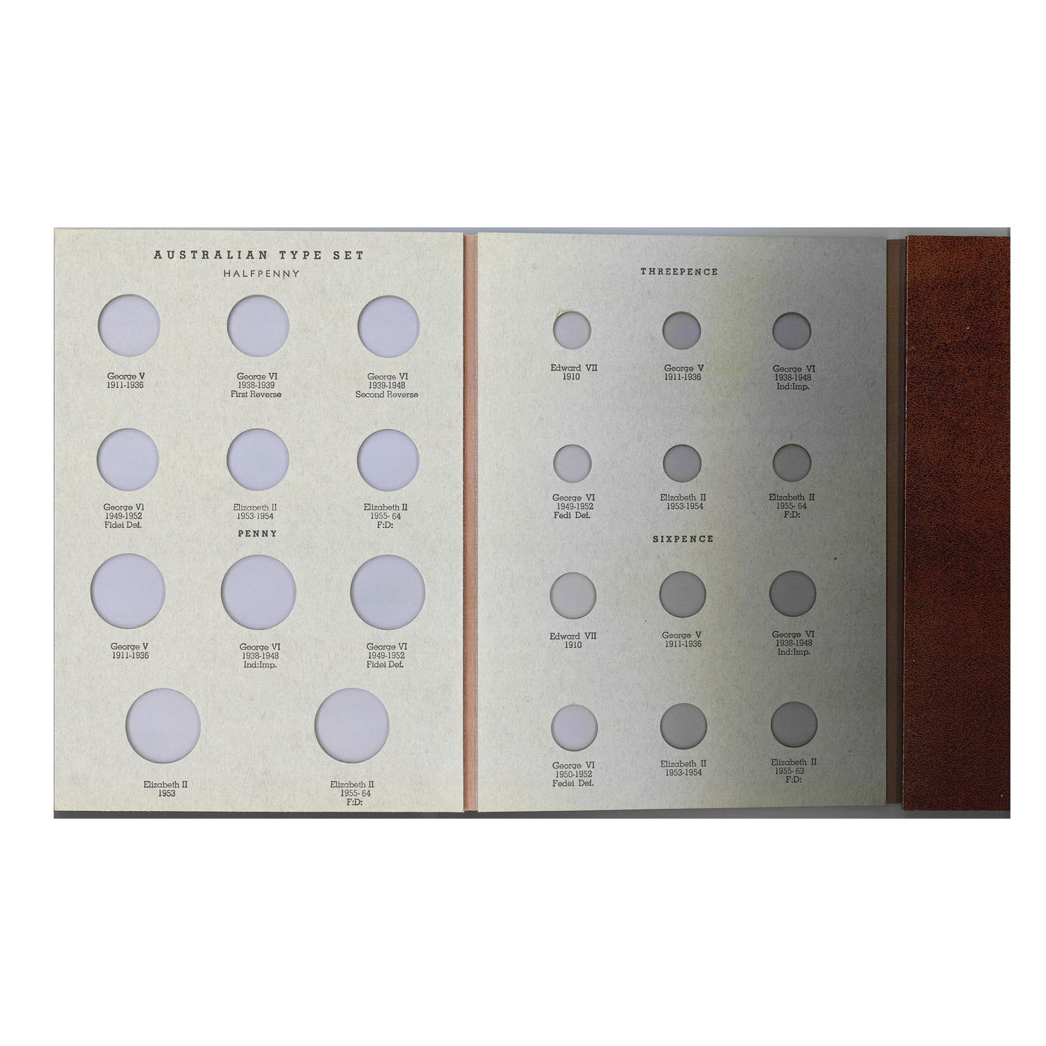 Dansco deluxe coin folders and supreme albums for Australian coins