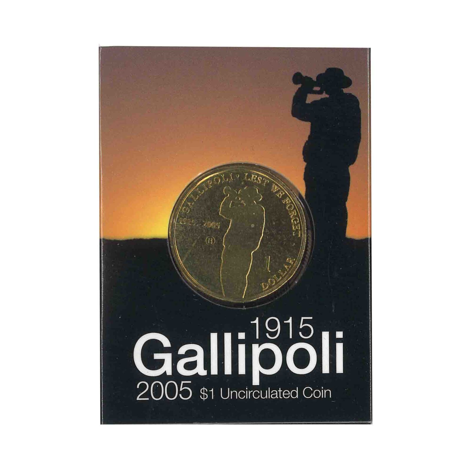 2005 Gallipoli RAM $1 UNC B Mintmark 