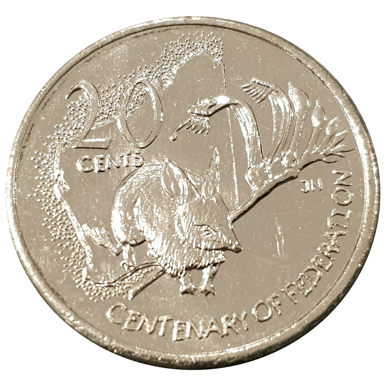 Australia 2001 Federation Centenary WA 20c Uncirculated Loose Coin RAM australia-2001-federation-centenary-wa-20c-uncirculated-loose-coin-ram