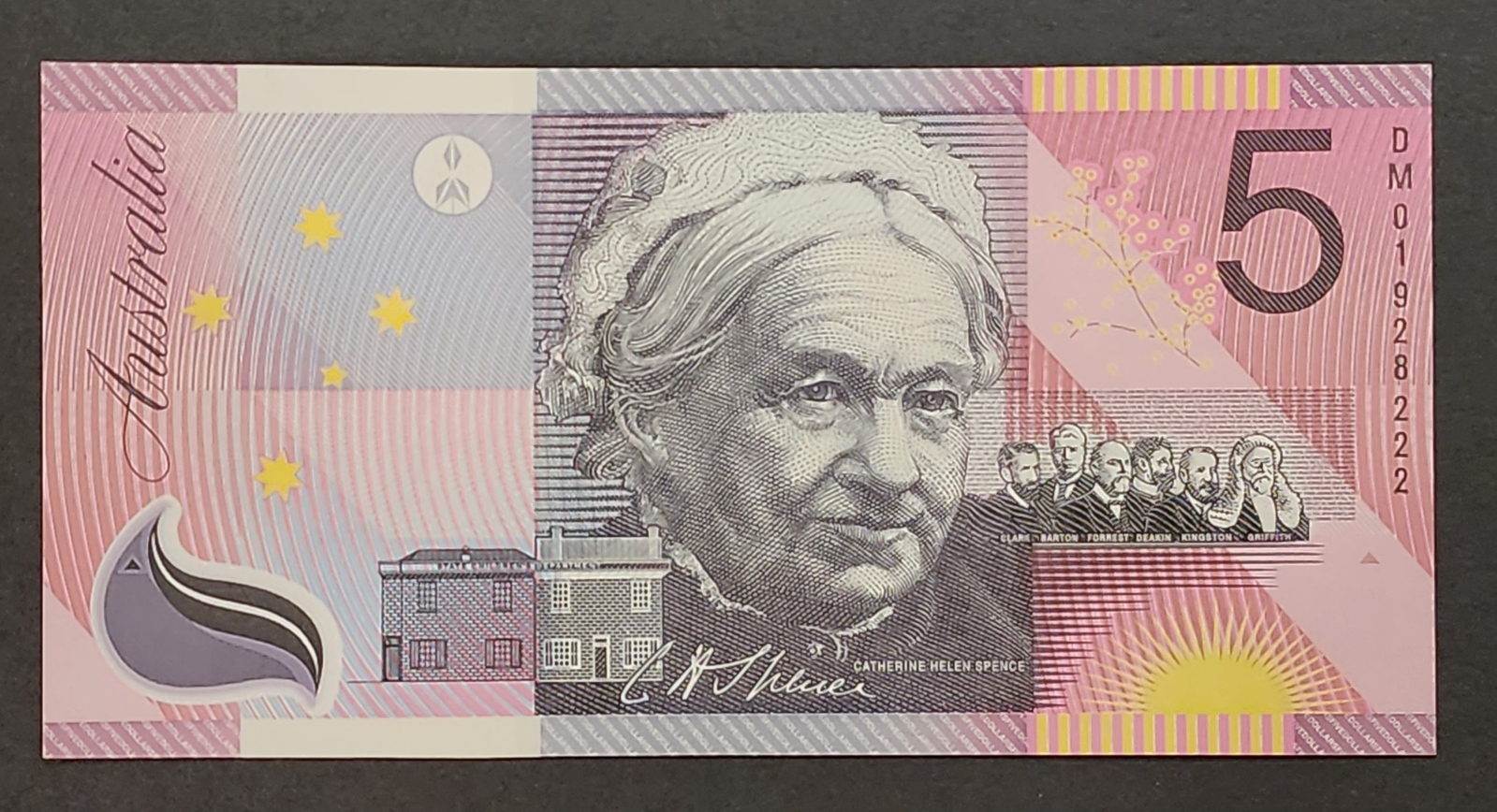 Australia 2001 $5 Banknote Macfarlane/Evans R219 UNC #3-101