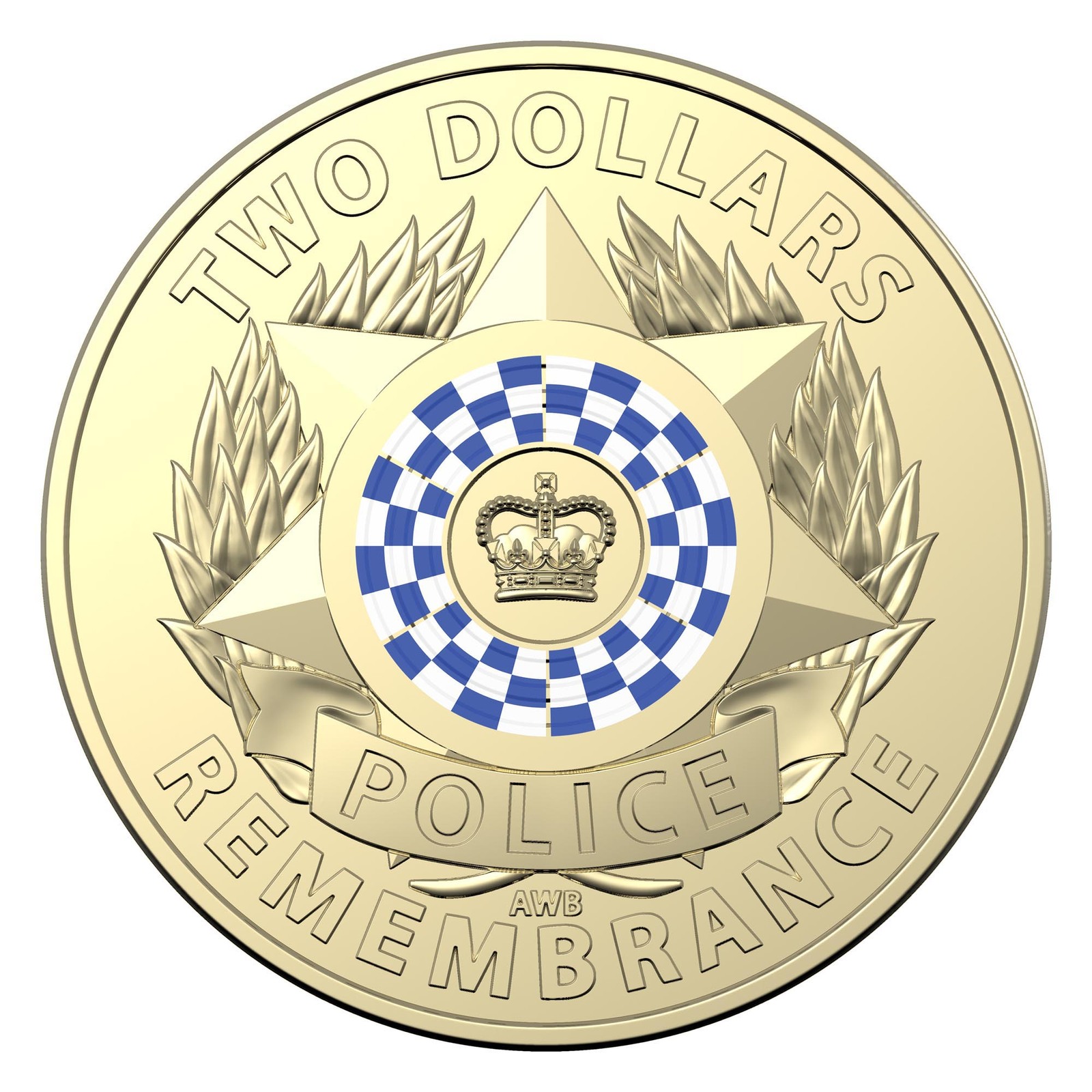 Australian $2 2019 Police Rememberance coin uncirculated in 2x2 folder 