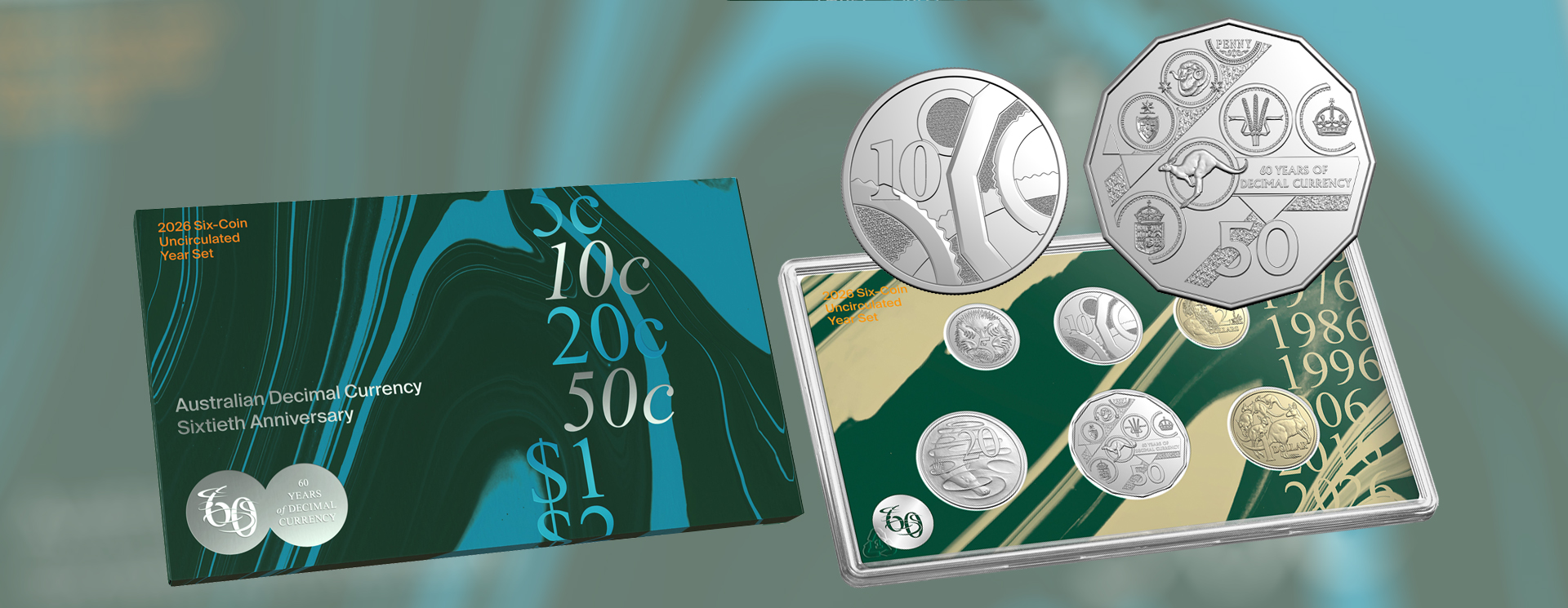 2026 60th Anniversary of Decimal Currency UNC Set