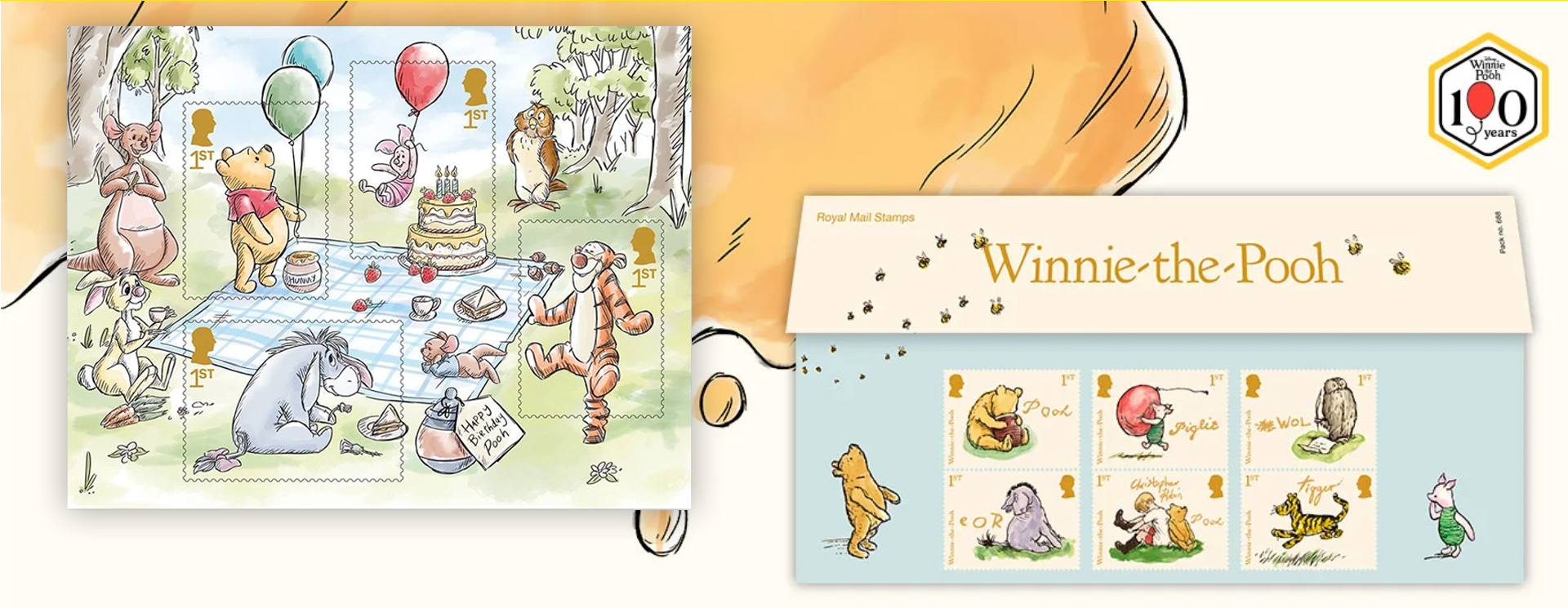 Winnie the Pooh - Royal Mail New Issues