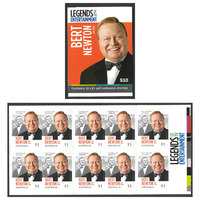 Australia 2018 Legends of TV Entertainment Bert Newton AM MBE Booklet/10 Stamps MUH Self-adhesive