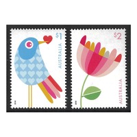 Australia 2018 With Love Set of 2 Stamps MUH SG4852/53