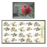 Australia 2018 Banksias Booklet of 20 Stamps MUH Self-adhesive 