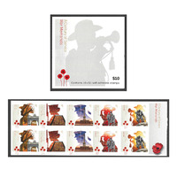 Australia 2018 A Century of Service War Memorials Booklet/5 Stamps MUH Self-Adhesive 