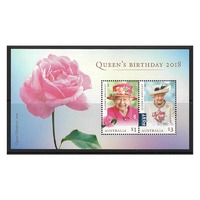 Australia 2018 Queen's Birthday Mini Sheet MUH SG MS4895