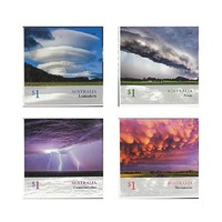Australia 2018 Cloudscapes Ex-Booklet Set of 4 Stamps MUH Self-Adhesive SG4904/07