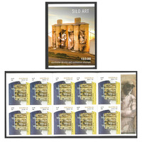 Australia 2018 Silo Art Guido van Helten, Brim, VIC Booklet/10 Stamps MUH Self-Adhesive 