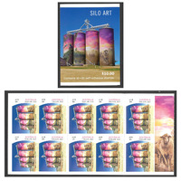 Australia 2018 Silo Art Drapl & The Zookeeper, Thallon QLD Booklet/10 Stamps MUH Self-Adhesive 