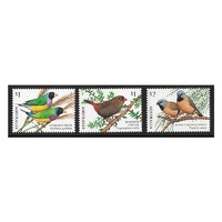 Australia 2018 Finches of Australia II Set of 3 Stamps MUH SG4919/21