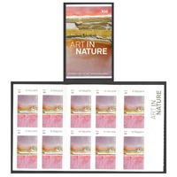 Australia 2018 Art In Nature Lake MacDonnell, SA Booklet/10 Stamps MUH Self-Adhesive