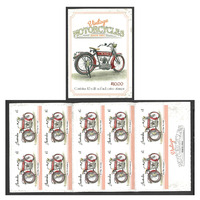 Australia 2018 Vintage Motorcycles 1912 The Precision Booklet Set/10 Stamps MUH Self-Adhesive 