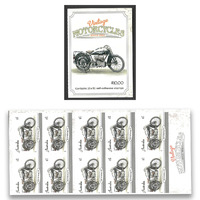 Australia 2018 Vintage Motorcycles 1919 Whiting V4 Booklet Set/10 Stamps MUH Self-Adhesive 