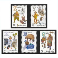 Australia 2018 Fair Dinkum Aussie Alphabet IV Set/5 Stamps MUH SG4962/66