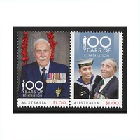 Australia 2018 100 Years of Repatriation Set of 2 Stamps MUH