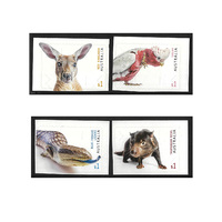Australia 2019 Australian Fauna Set of 4 Ex-Booklet Stamps Self-adhesive MUH