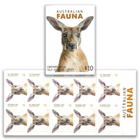 Australia 2019 Australian Fauna Kangaroo Booklet/10 Stamps Self-adhesive MUH