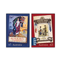 Australia 2019 ANZAC Day Set of 2 Stamps MUH