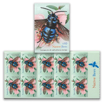 Australia 2019 Native Bees Neon Cuckoo Bee Booklet/10 Stamps Self-adhesive MUH