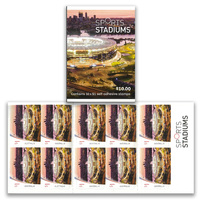 Australia 2019 Sports Stadiums Optus Stadium, WA Booklet/10 Stamps Self-adhesive MUH