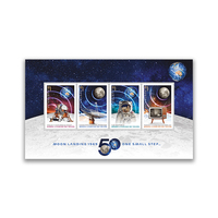 Australia 2019 Moon Landing: 50 Years Mini Sheet of  4 Stamps MUH