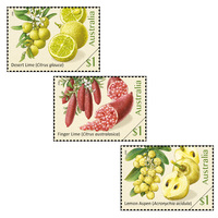 Australia 2019 Bush Citrus Set of 3 Stamps MUH