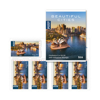Australia 2019 Beautiful Cities II Sheet/5 International Stamps Self-adhesive MUH
