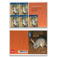 Australia 2019 Greater Bilby $2.50 Sheetlet/5 International Stamps Self-adhesive MUH