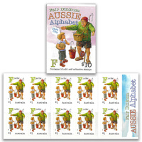 Australia 2019 Fair Dinkum Aussie Alphabet "F" Booklet/10 Stamps Self-adhesive MUH