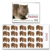 Australia 2019 Aussie Fauna II Wombat Booklet/20 Stamps Self-adhesive MUH