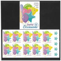 Australia 2020 Joyful Occasions Balloons Booklet /10 Stamps Self-adhesive MUH 