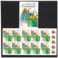 Australia 2020 Joyful Occasions Gifts Booklet /10 Stamps Self-adhesive MUH 