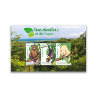 Australia 2020 Tree-dwellers of the Tropics Mini Sheet of 3 Stamps MUH