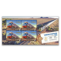 Australia 2020 Canberra Stamp Show/Railway Miniature Sheet MUH
