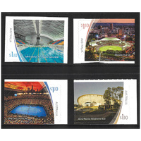 Australia 2020 Sport Stadiums Set of 4 Ex-Booklet Stamps Self-adhesive MUH