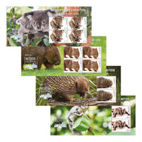 Australia 2020 New Zealand Stamp Show Set/4 Miniature Sheets MUH