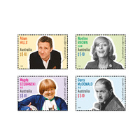 Australia 2020 Legends of Comedy Set of 4 Stamps MUH