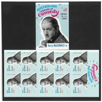 Australia 2020 Legends of Comedy Garry McDonald AO Booklet/10 Stamps Self-adhesive MUH