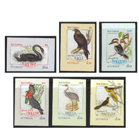 Australia 2020 Bird Emblems Set of 6 Ex-Booklet Stamps Self-adhesive MUH