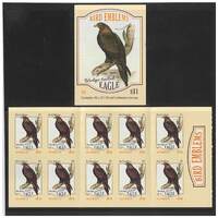 Australia 2020 Bird Emblems Wedge-tailed Eagle Booklet/10 Stamps Self-adhesive MUH