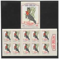 Australia 2020 Bird Emblems Gang-gang Cockatoo Booklet/10 Stamps Self-adhesive MUH