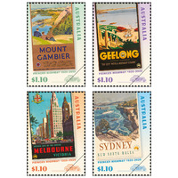 Australia 2020 Princes Highway Centenary Set of 4 Stamps MUH