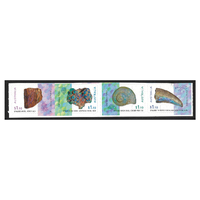 Australia 2020 Opalised Fossils Set of 4 Ex-Booklet Stamps Self-adhesive MUH