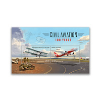 Australia 2020 Civil Aviation: 100 Years Mini Sheet of 2 Stamps MUH